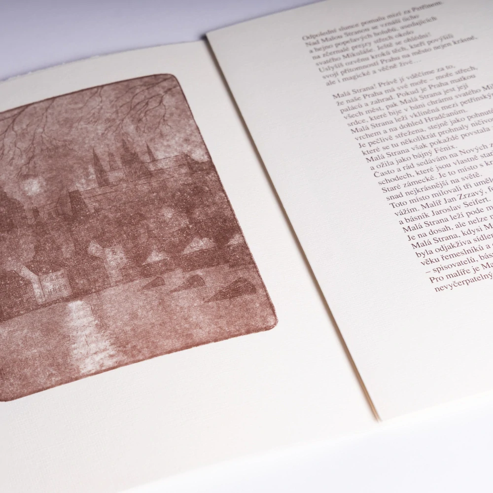 KNIHA Vyznání Praze - Bibliofilie Ivana Svatoše