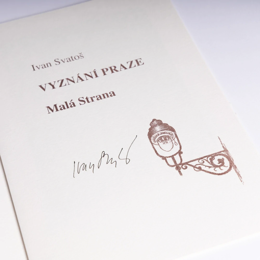 KNIHA Vyznání Praze - Bibliofilie Ivana Svatoše
